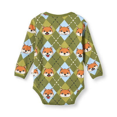 Elstar Langärmliger Baby Body mit Füchsen