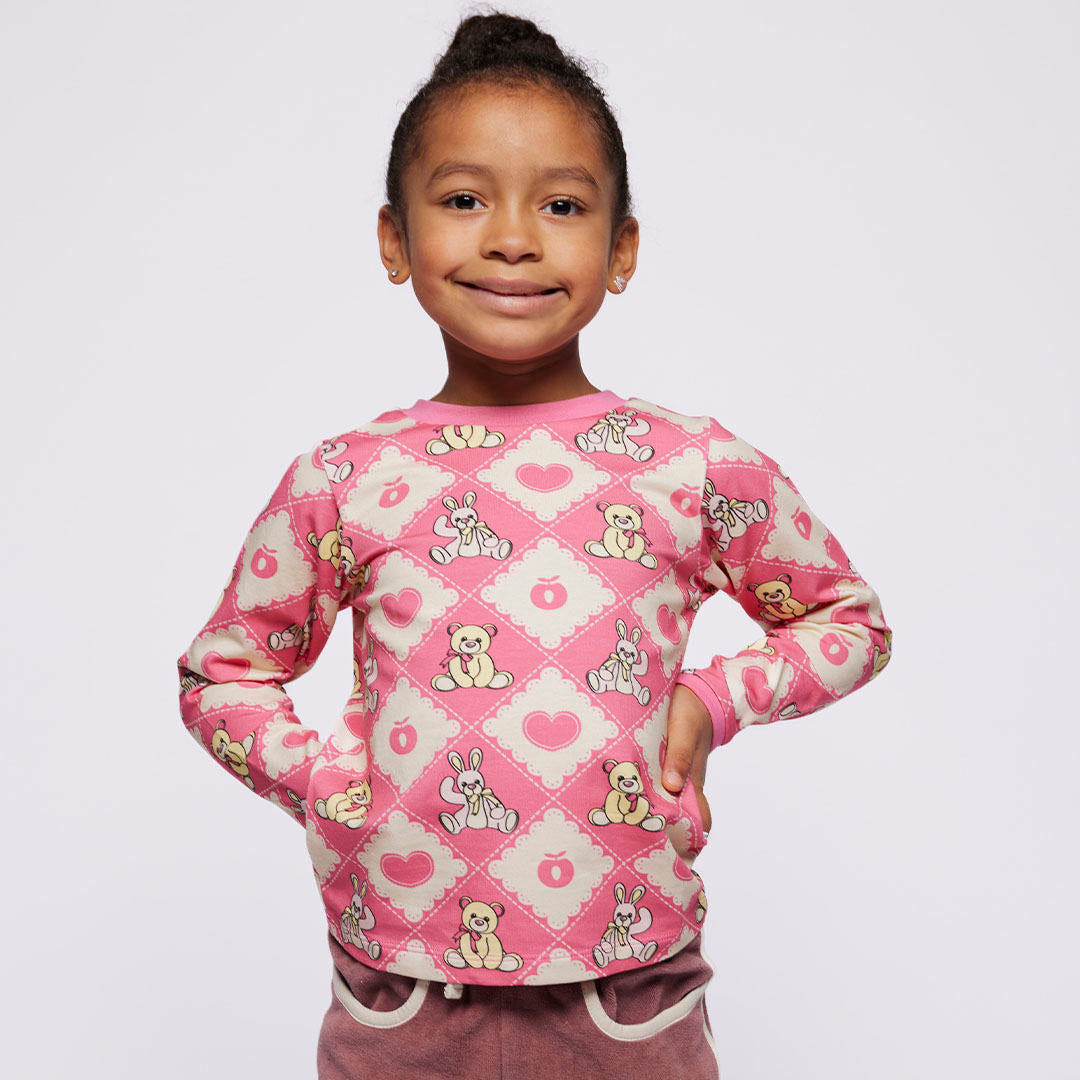 Elstar Langarmshirt mit Teddybären