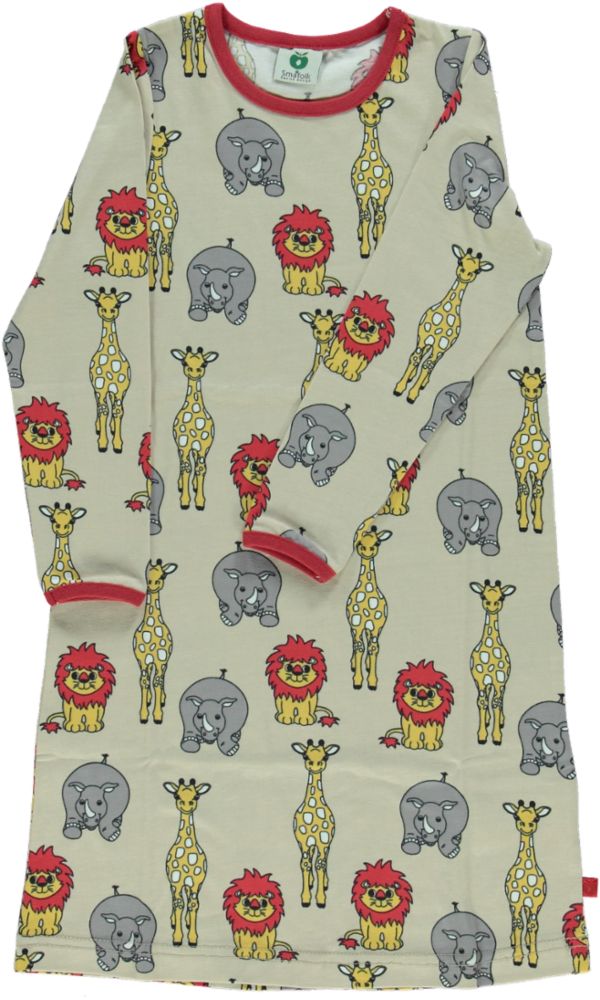 Night dress. Wild animal E.04