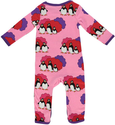 Langärmliger Strampler mit Pinguine