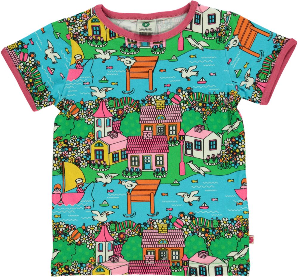 T-shirt mit Sommerlandschaft