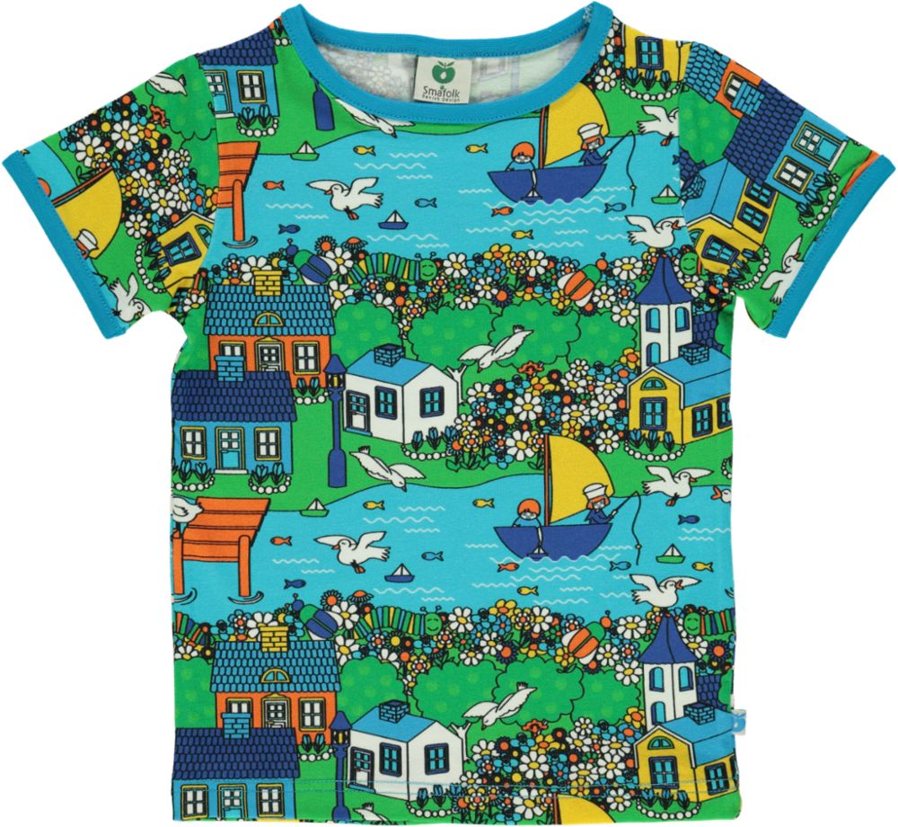T-shirt mit Sommerlandschaft