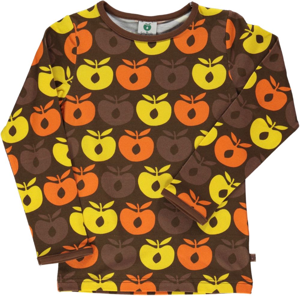 Langarmshirt mit Äpfeln