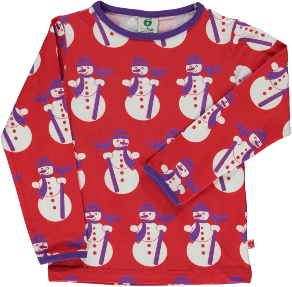 Langarmshirt mit Schneemännern