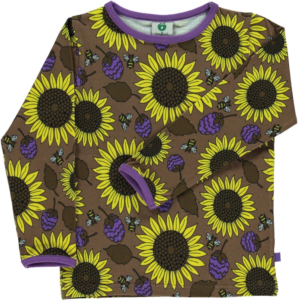 Langarmshirt mit Sonnenblumen