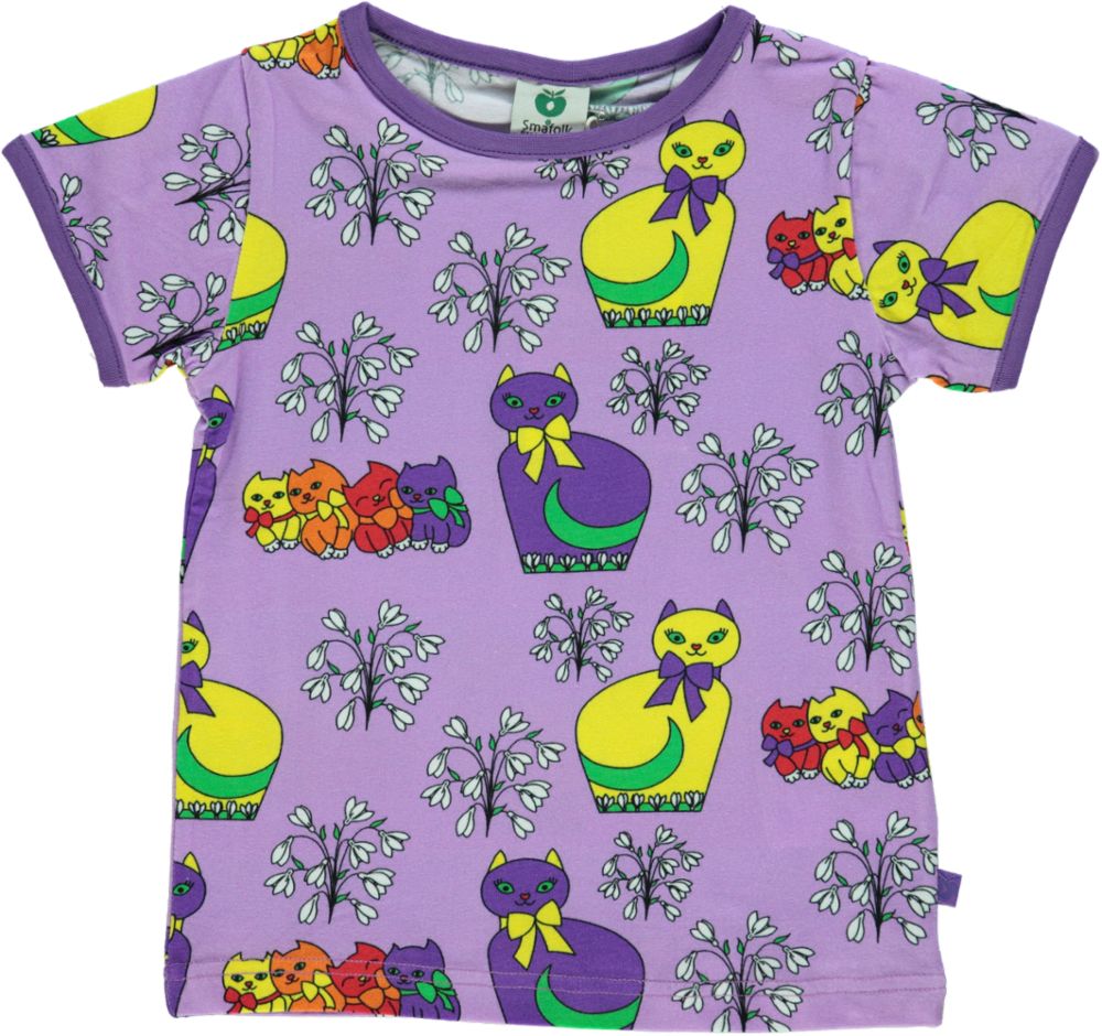 T-shirt SS. Cats-flowers