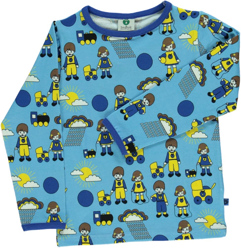 Langarmshirt mit Kindern