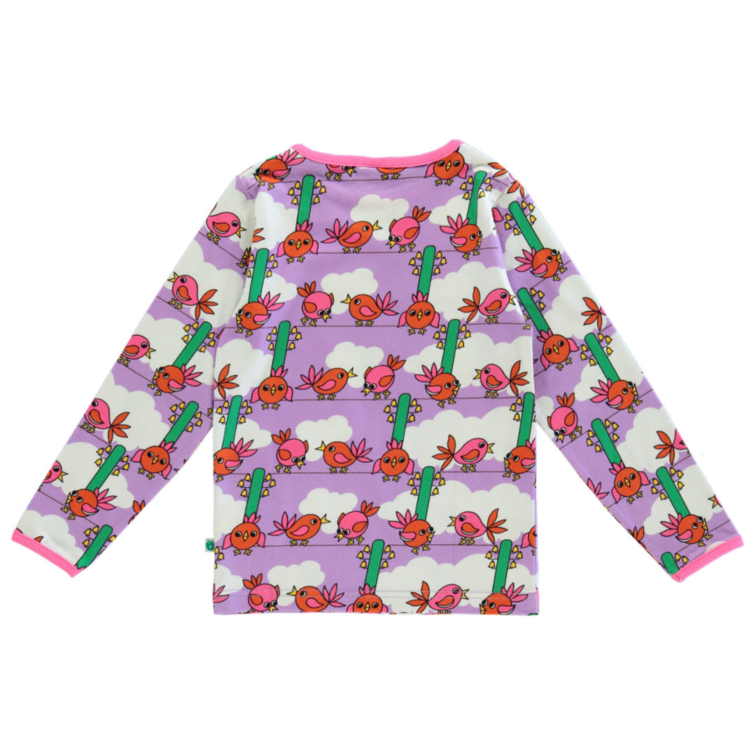 Langarmshirt mit Vögel