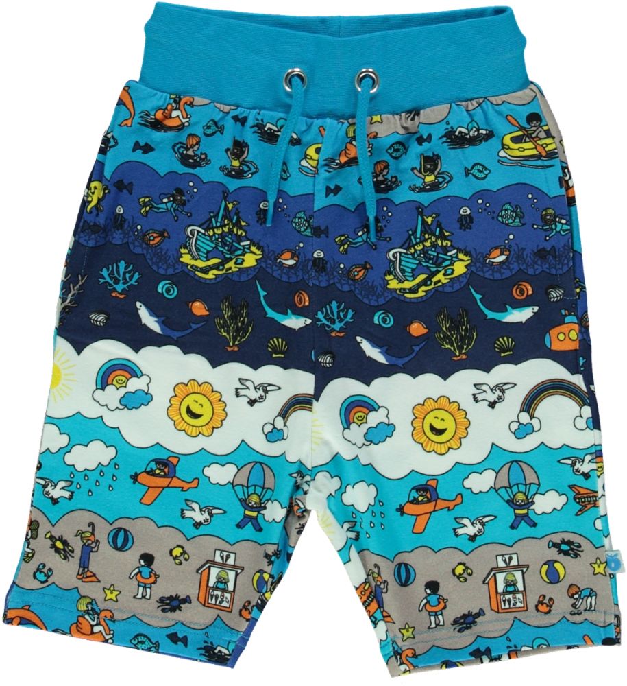 Shorts. Beach landscape