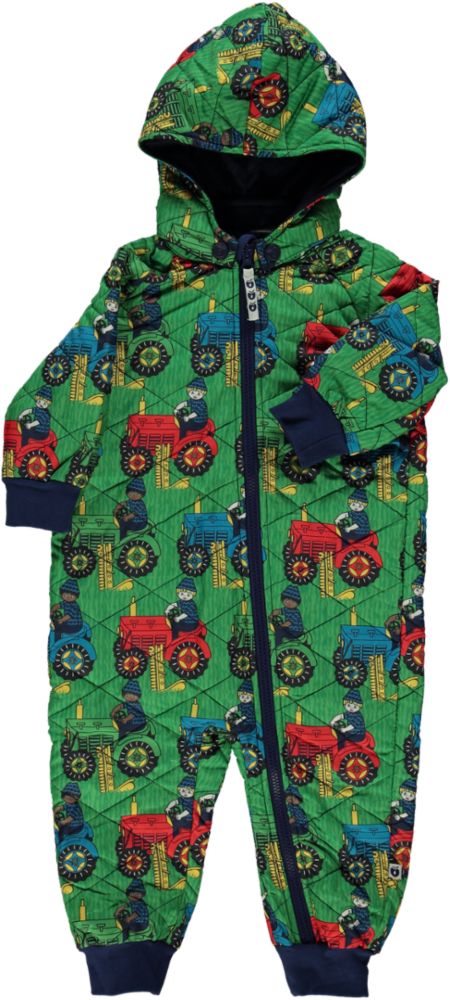 Thermoanzug für Babys mit Traktor