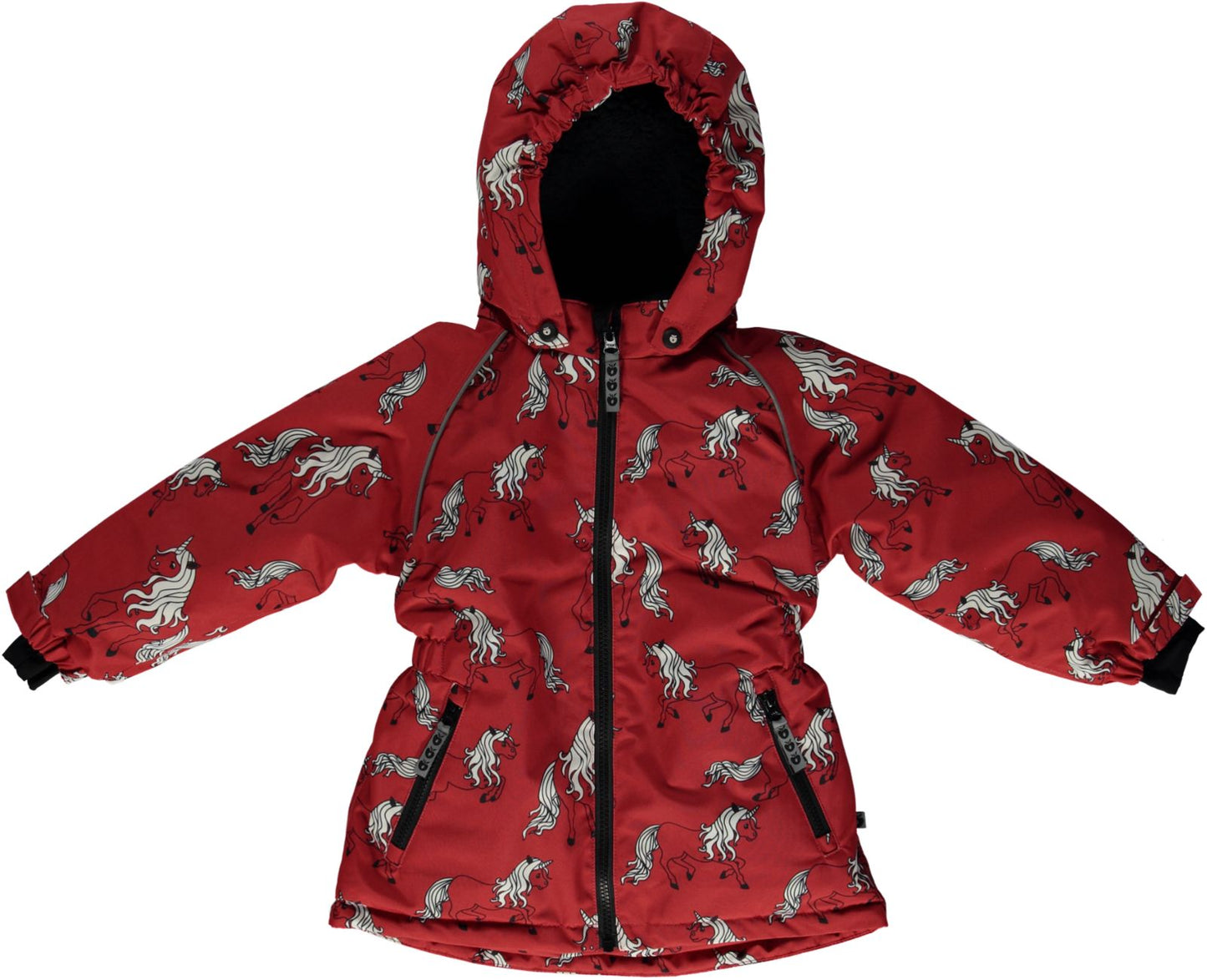 Winterjacke mit Einhörnern