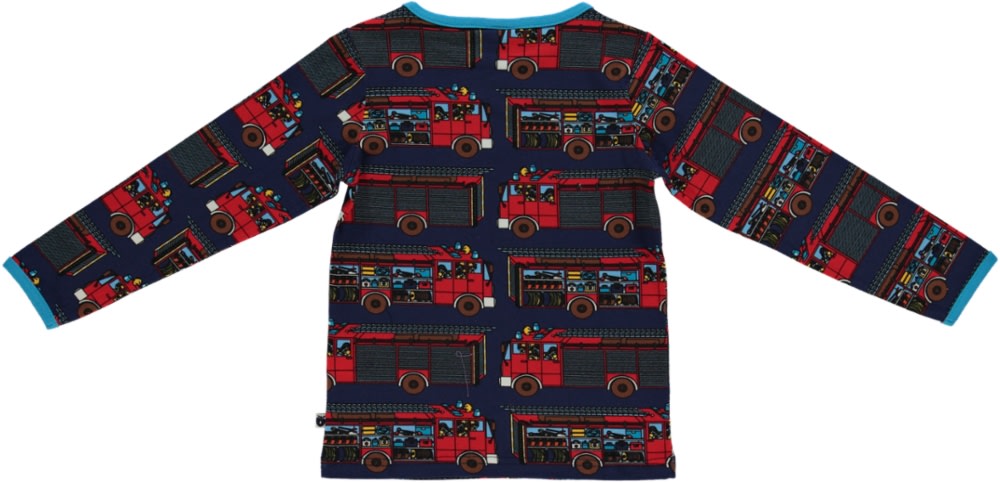 Langarmshirt mit Feuerwehrfahrzeuge