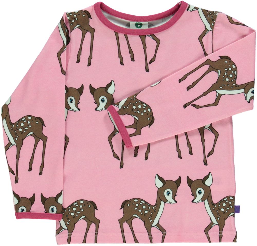 Langarmshirt mit Hirschmotiv