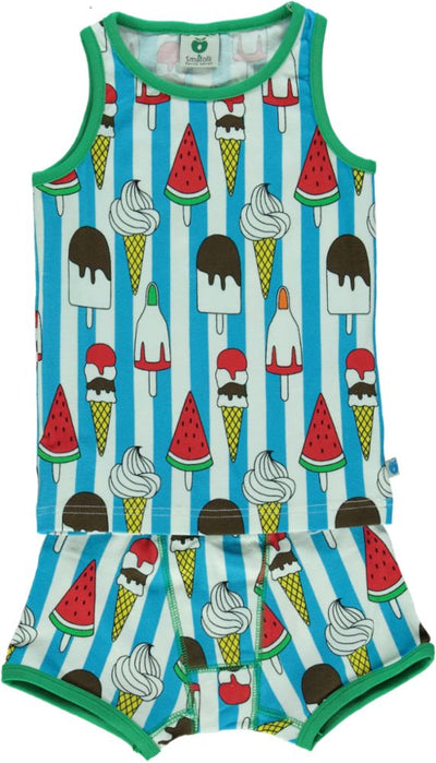 Underwear Boy. Ice cream