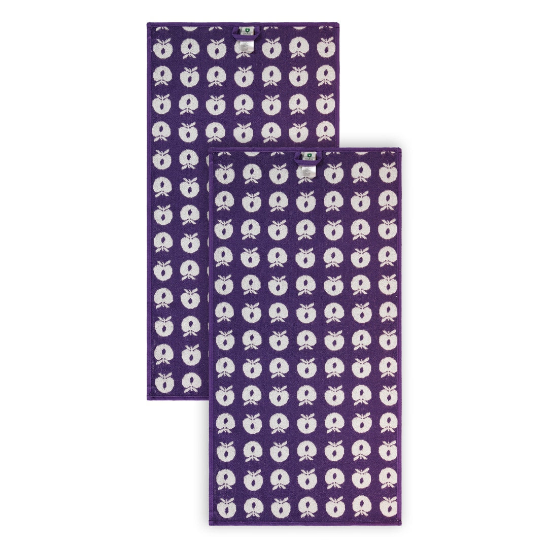 2er-Pack Handtuch 50x100 mit Äpfeln