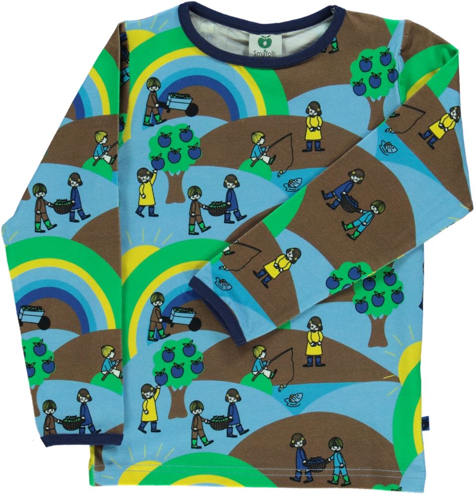 Langarmshirt mit Landschaft