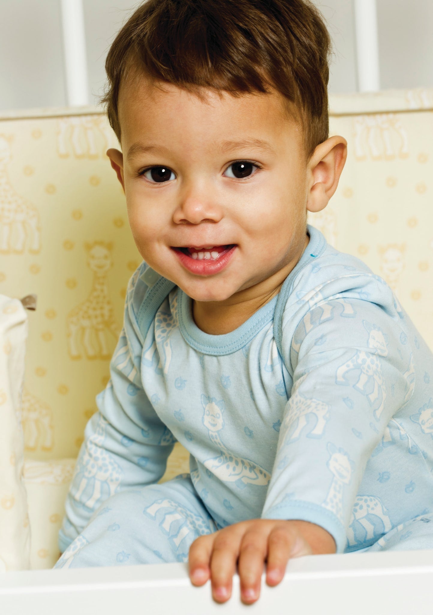 Langärmliger Strampler mit Sophie la Girafe