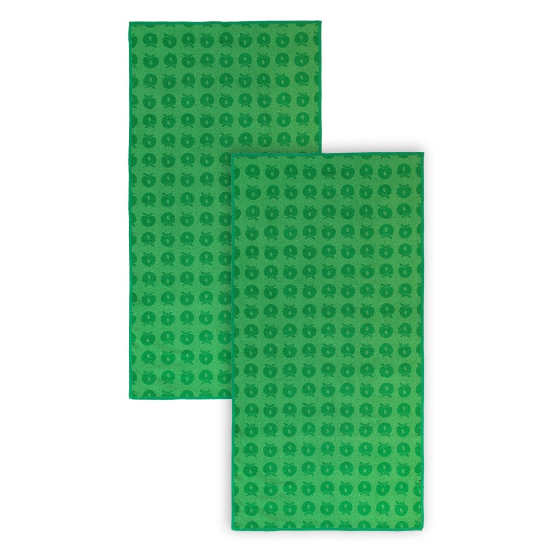 2er-Pack Handtuch 70x140 mit Äpfeln