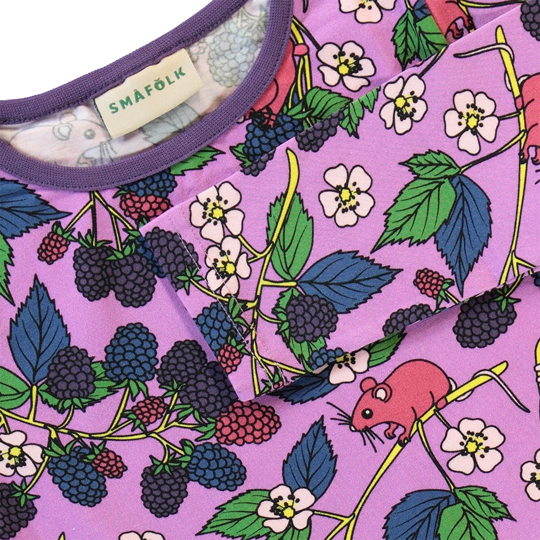 Langarmshirt mit Brombeeren