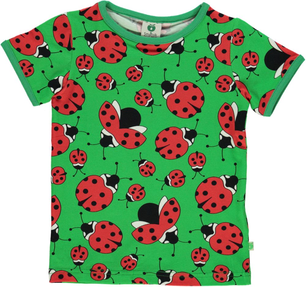 T-shirt mit Marienkäfern