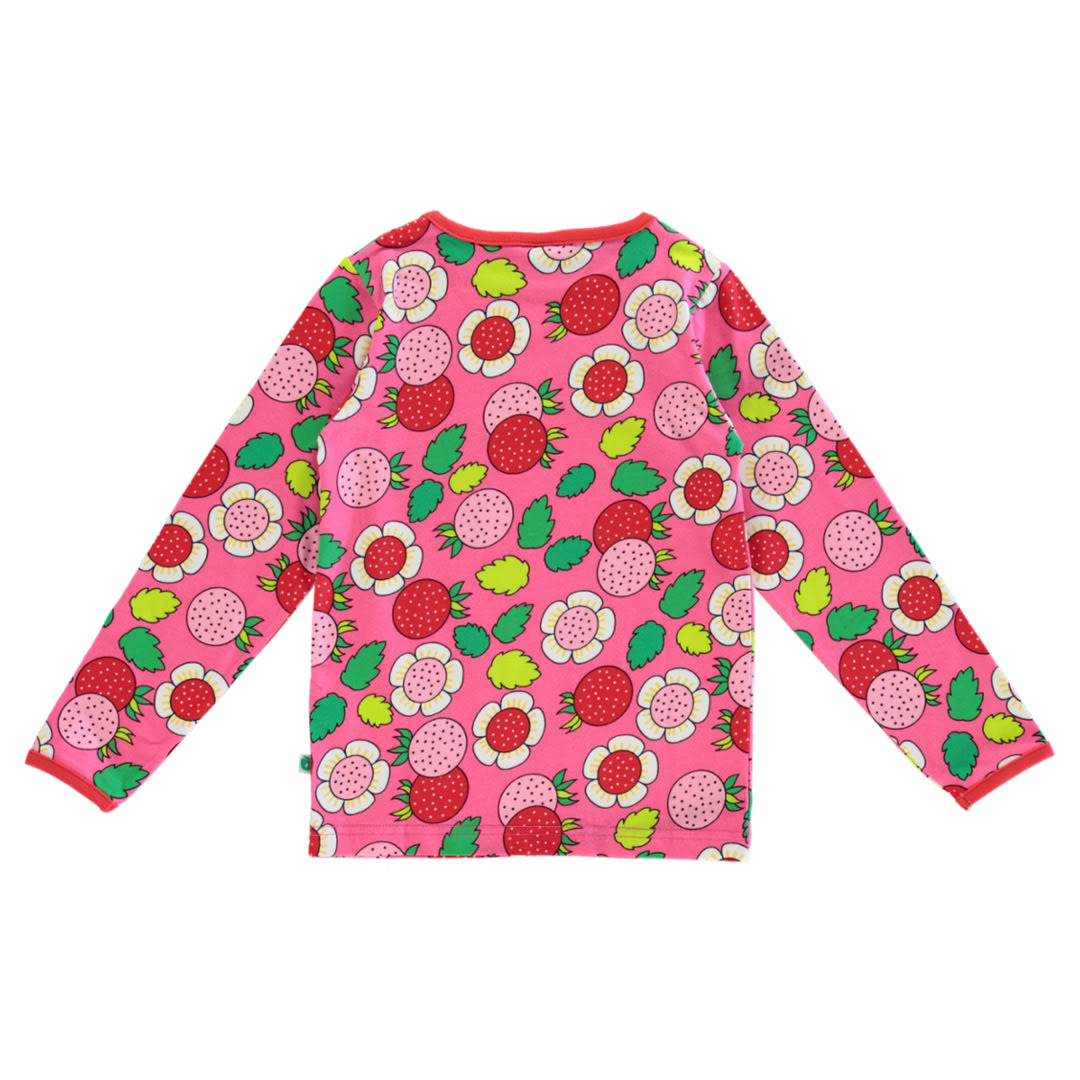 Langarmshirt mit Erdbeere