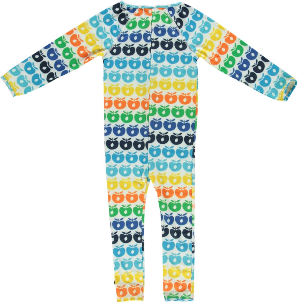UV50 Swimwear Suit LS. Mini Retro Apples