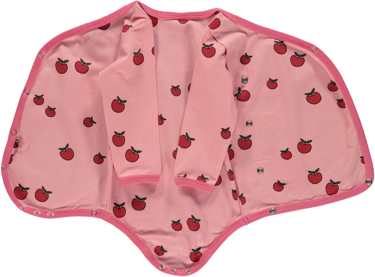 Langärmliger Baby Body für Neugeborenes mit Äpfel