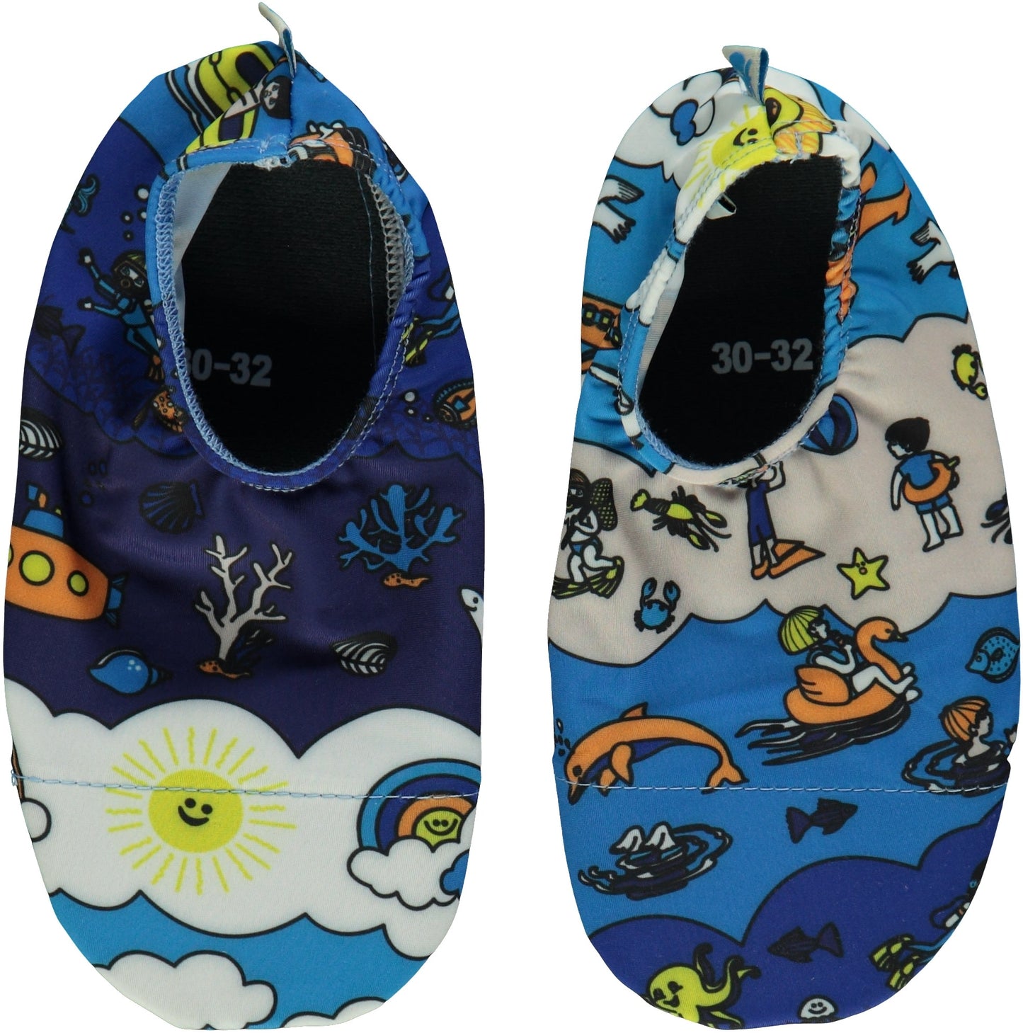 Badeschuhe für Kinder mit Landschaft
