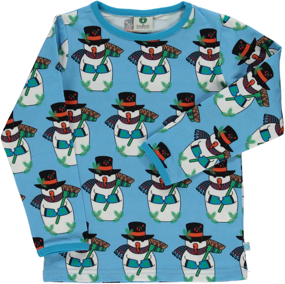 Langarmshirt mit Schneemänner