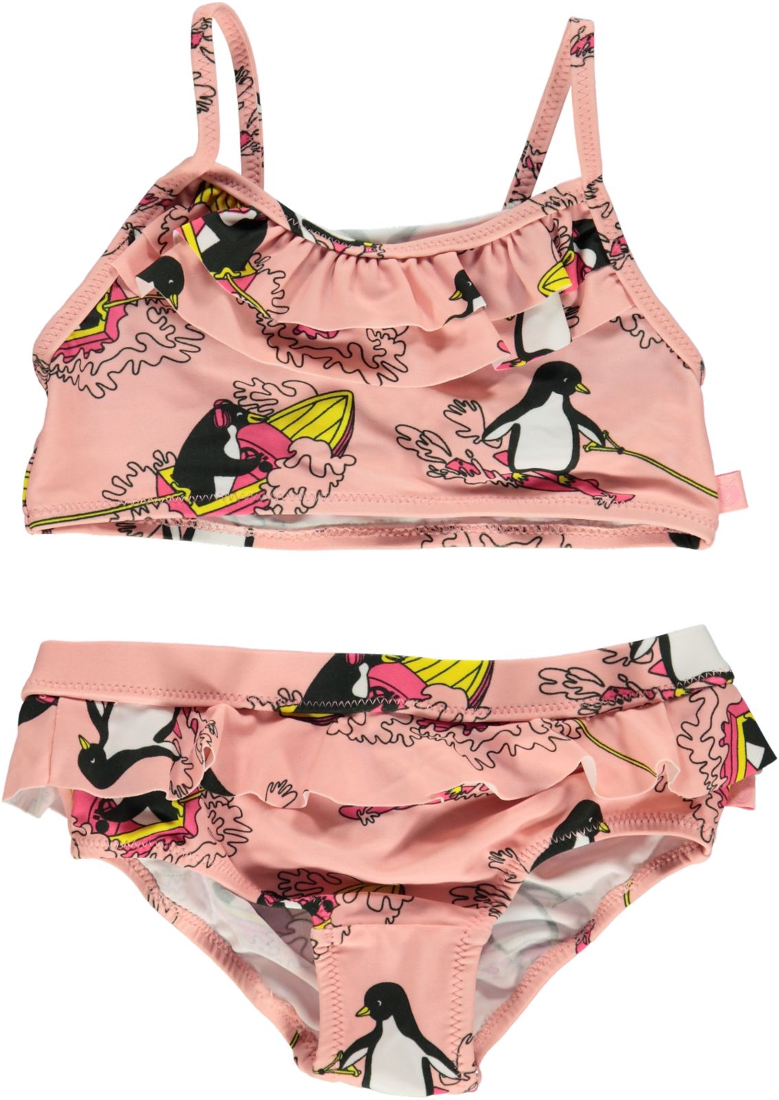 UV50 Bikini mit Surfer Pinguin