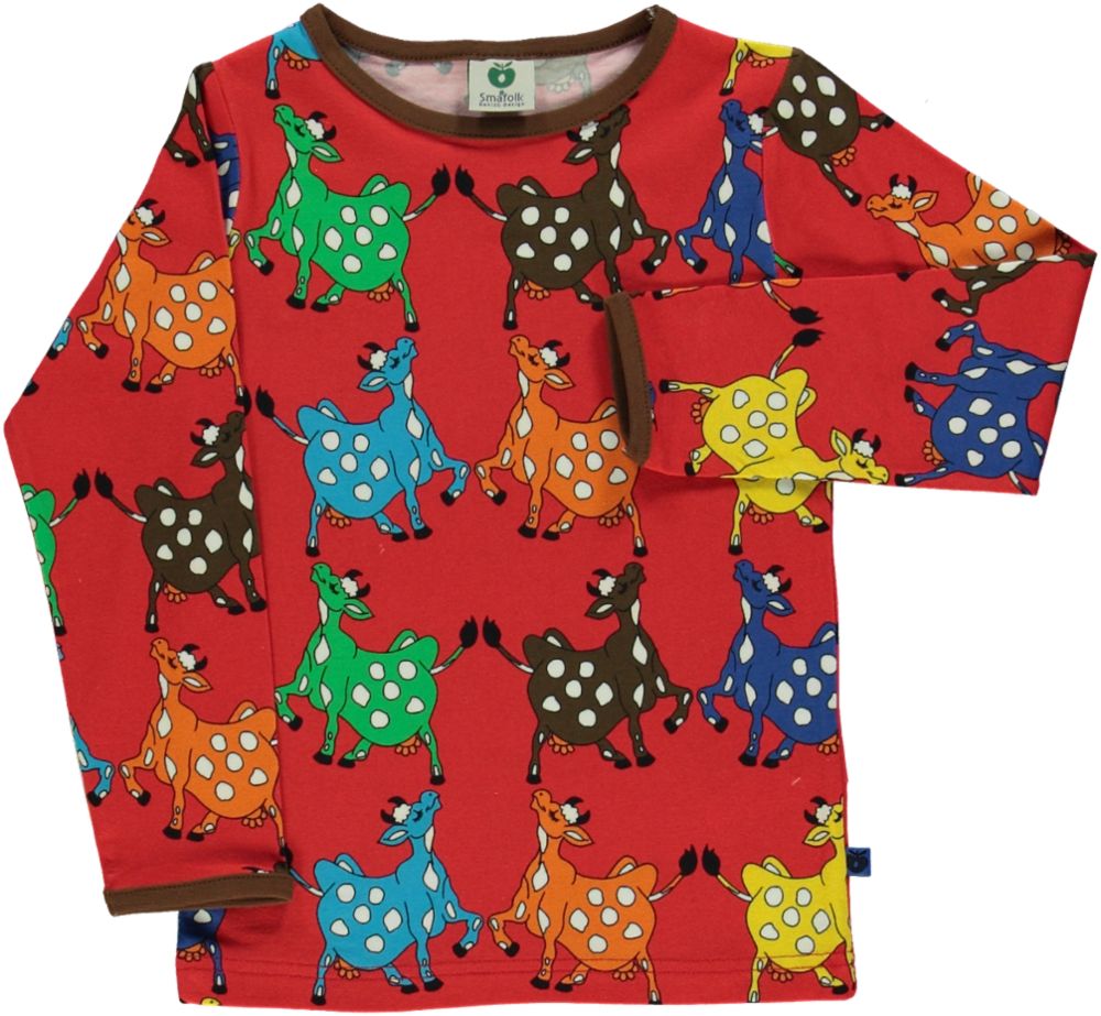 Langarmshirt mit Kühen