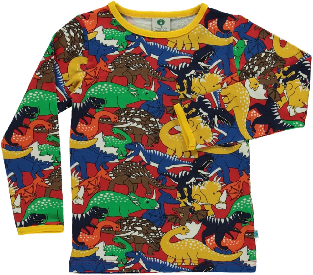 Langarmshirt mit Dinosauriern