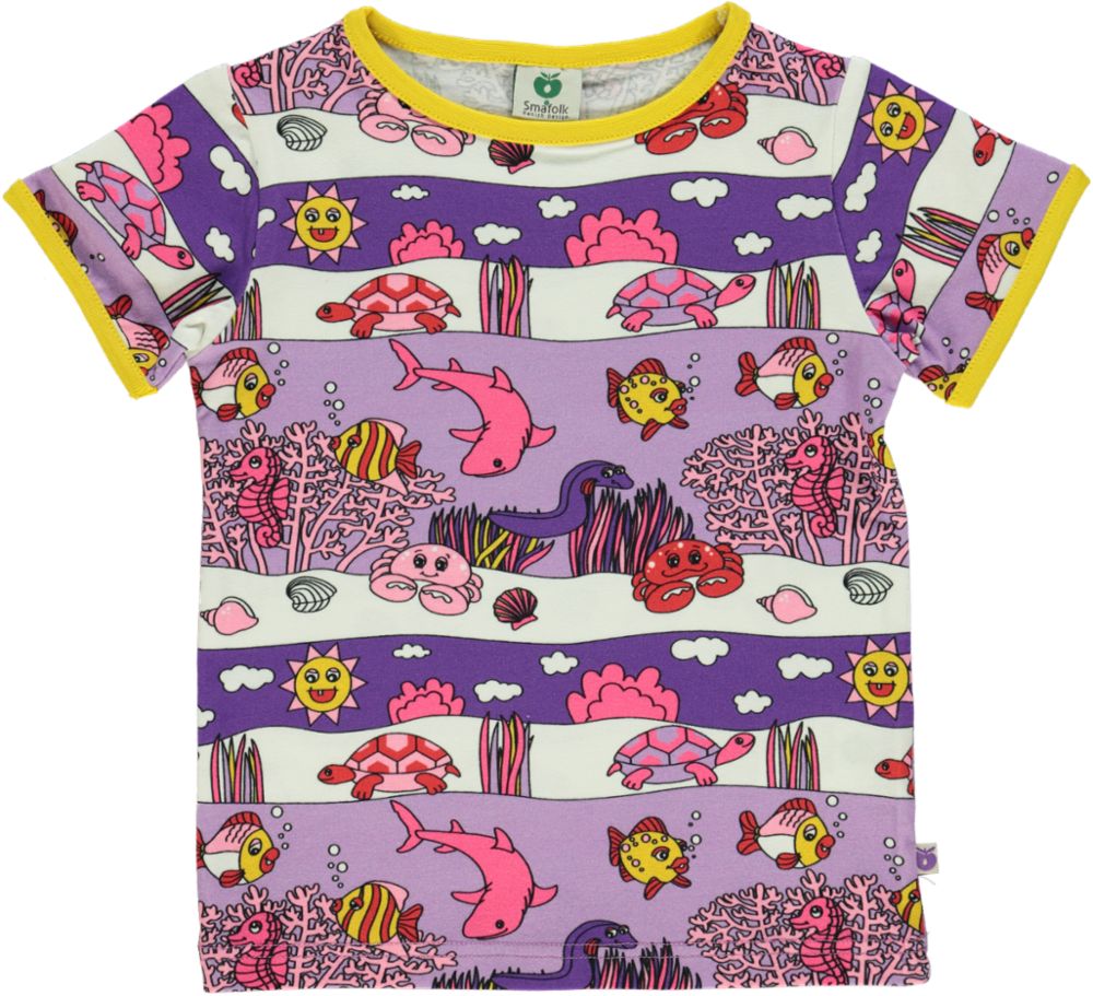 T-shirt mit Unterwasserlandschaften