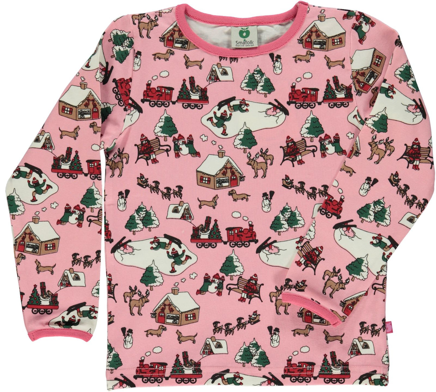 Langarmshirt mit Winterlandschaft