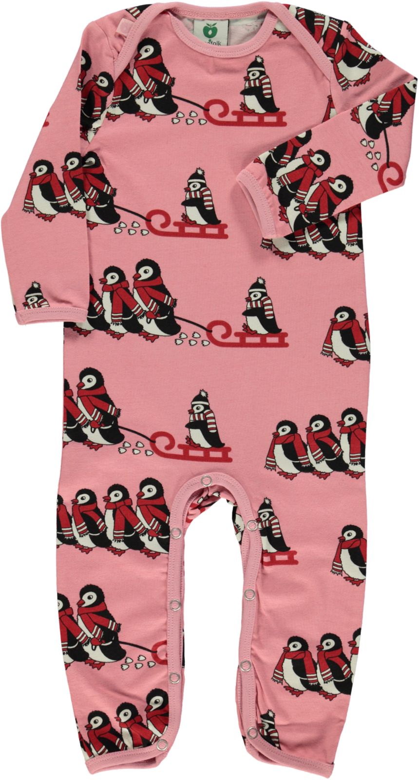 Langärmliger Strampler mit Pinguine