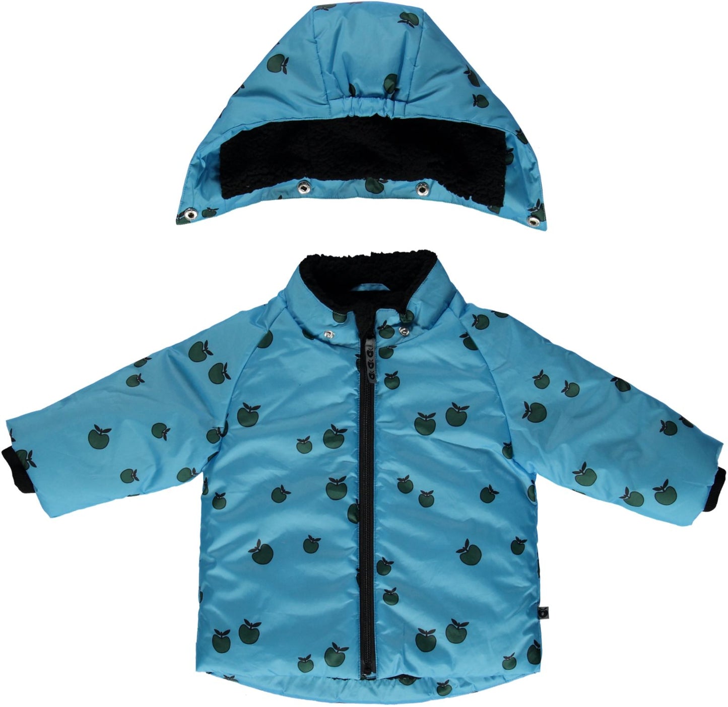 Baby-Winterjacke mit Äpfeln