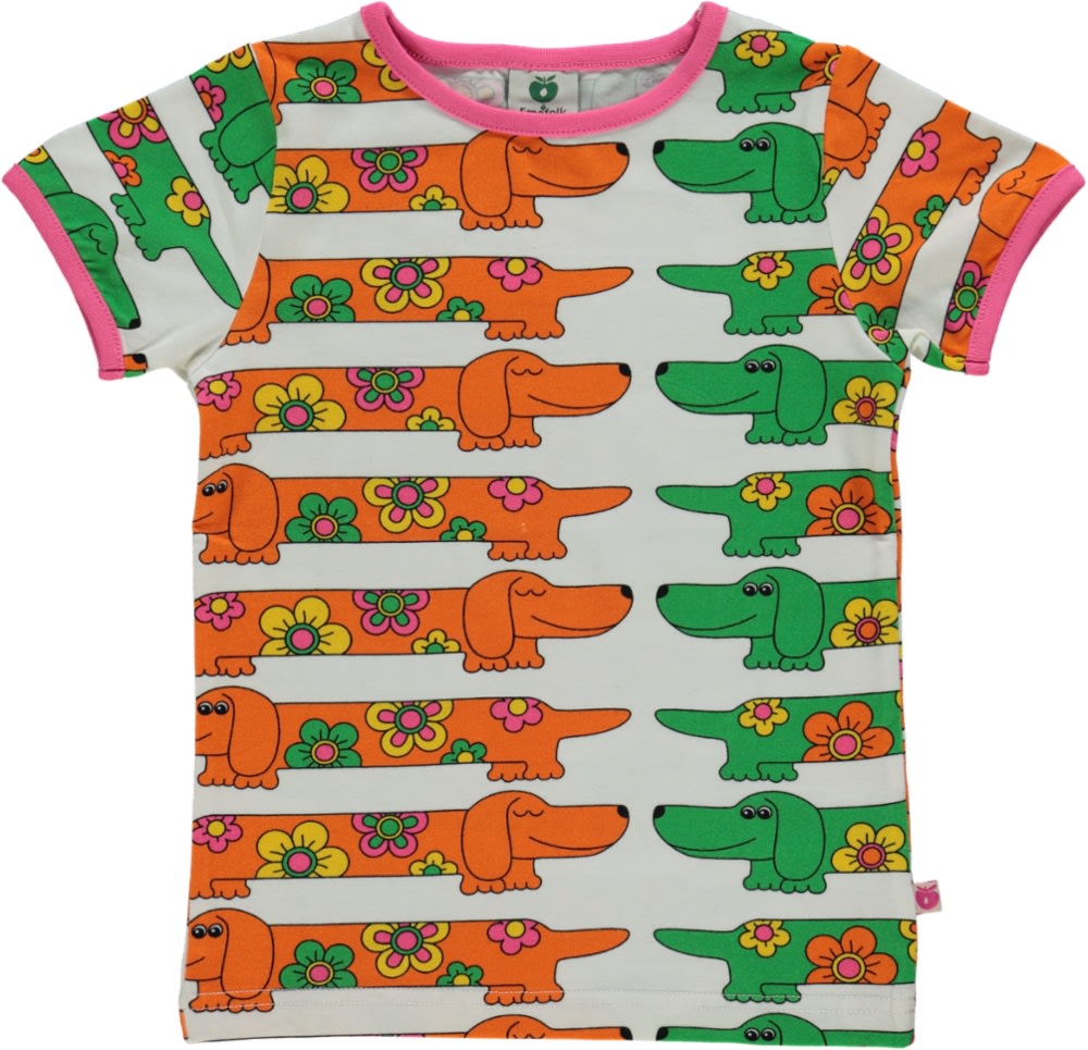 T-shirt mit Hunden