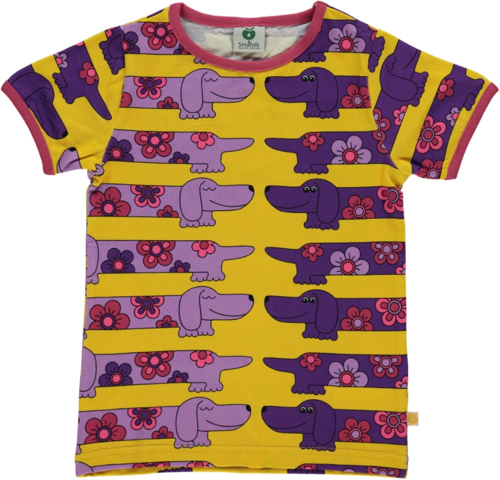 T-shirt mit Hunden
