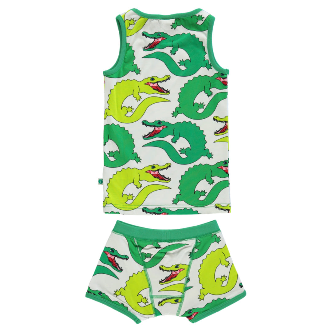 Unterwäsche-Set mit Krokodile