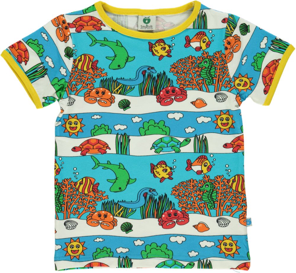T-shirt mit Unterwasserlandschaften