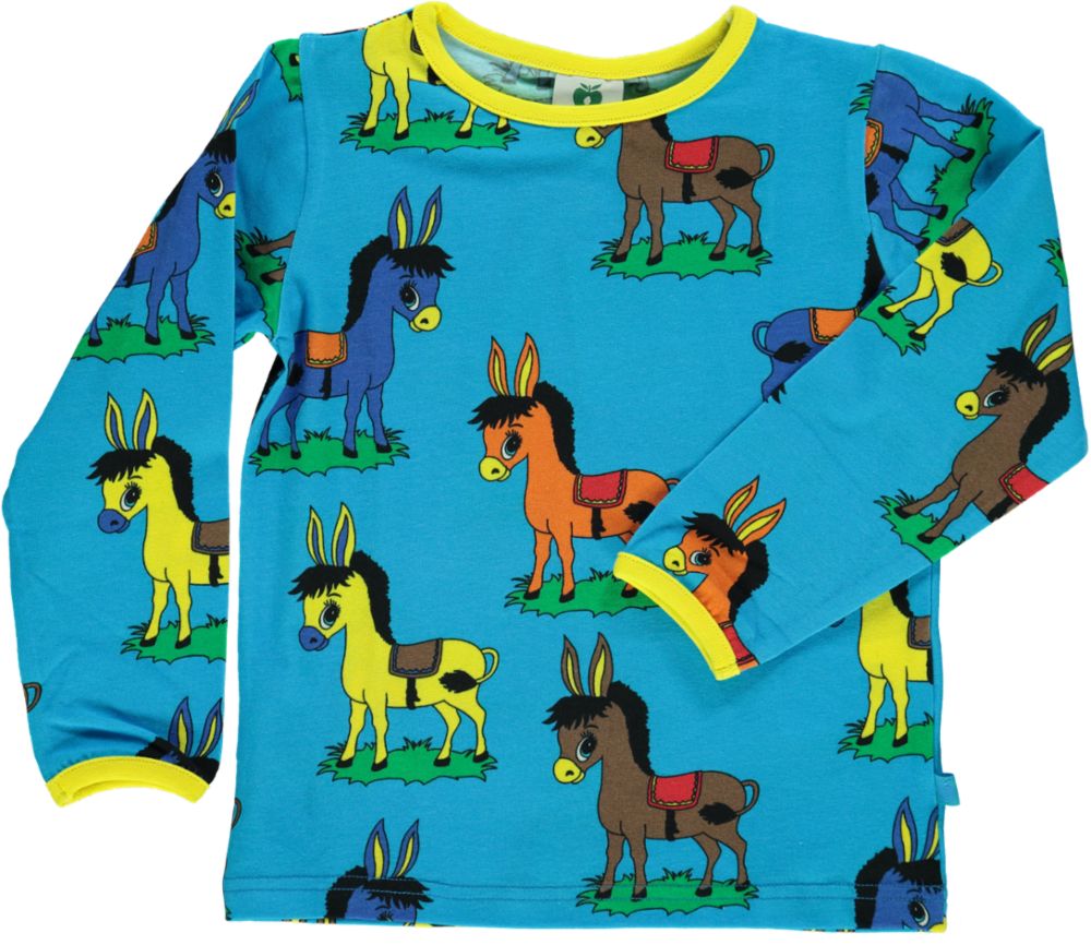 Langarmshirt mit Eseln