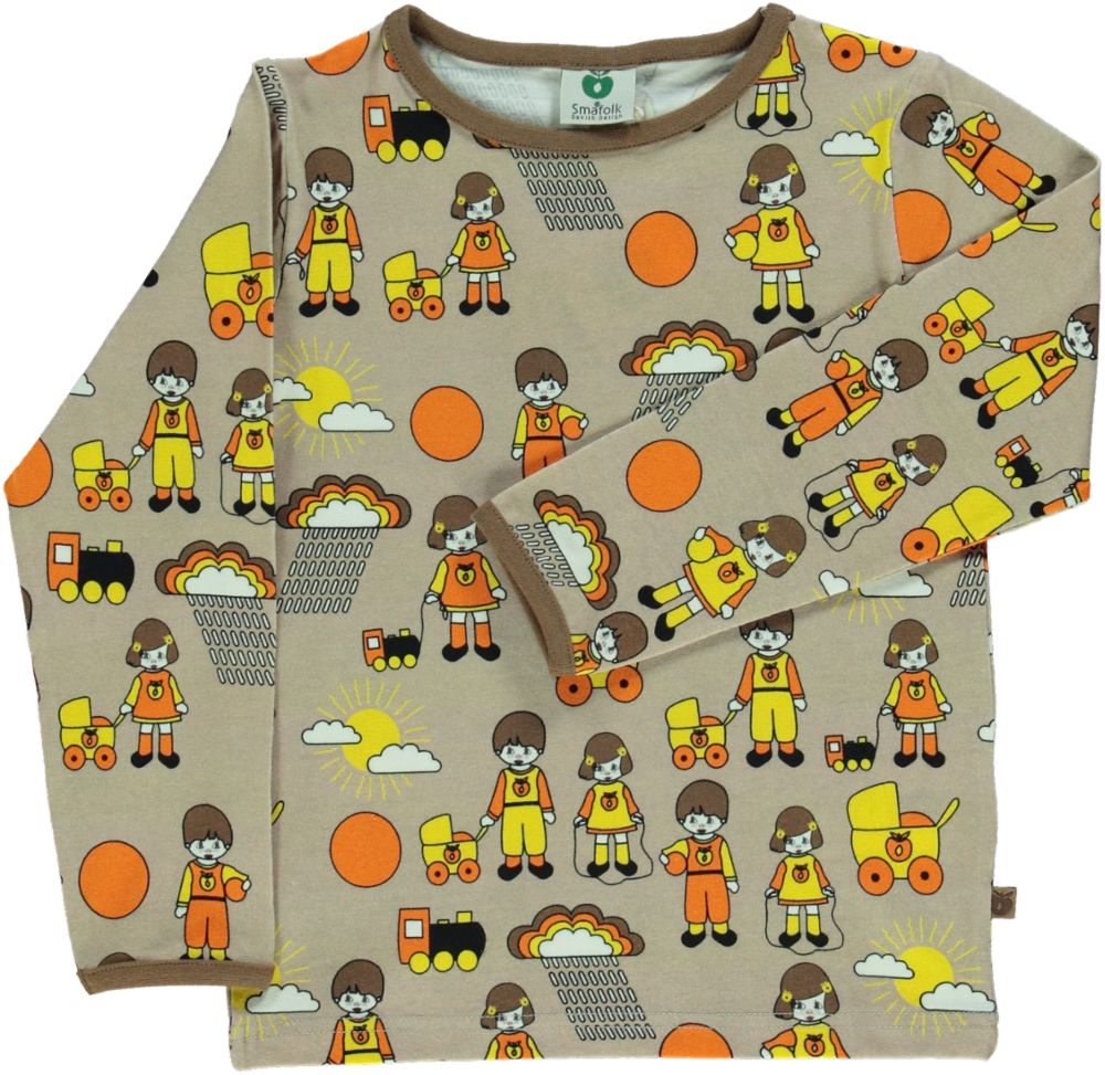 Langarmshirt mit Kindern