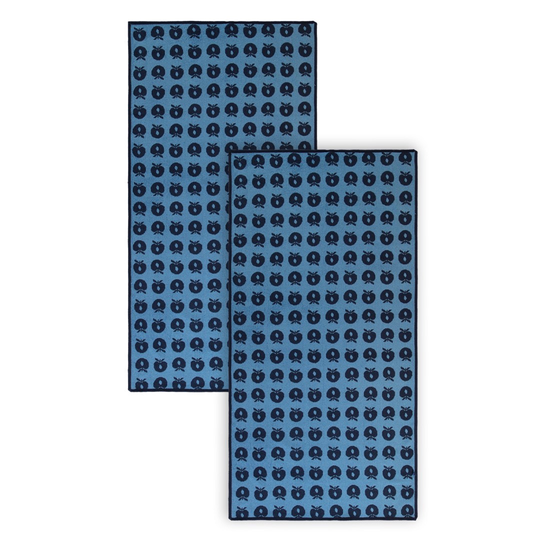 2er-Pack Handtuch 70x140 mit Äpfeln
