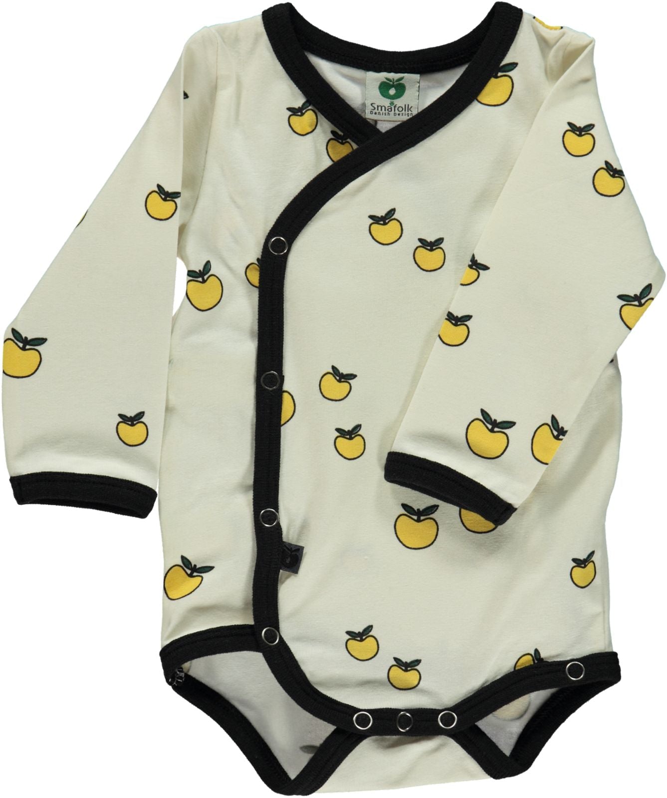 Langärmliger Baby Body für Neugeborenes mit Äpfel