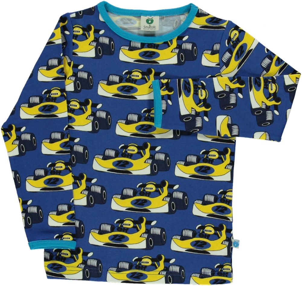Langarmshirt mit Rennwagenmotiv