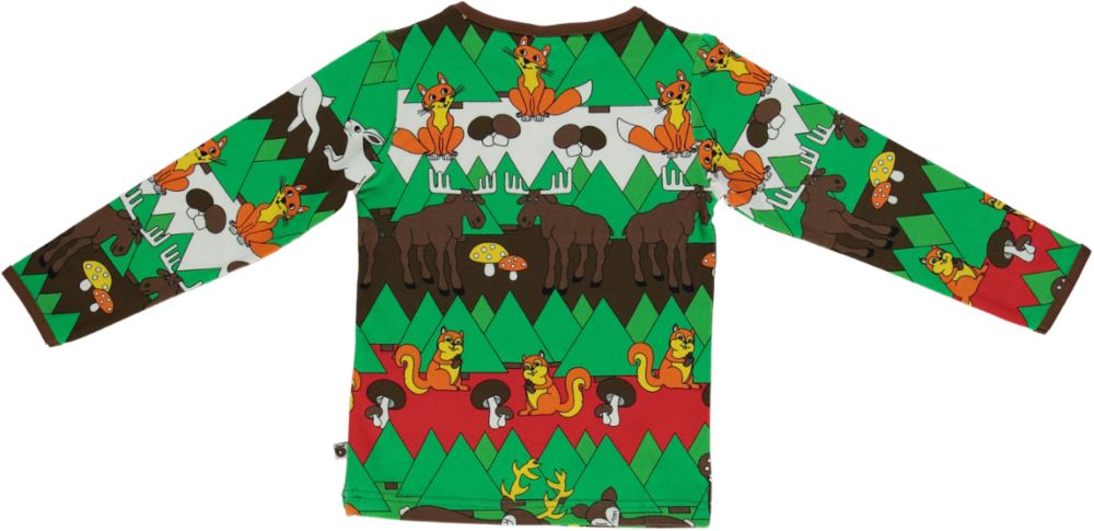 Langarmshirt mit Waldtieren