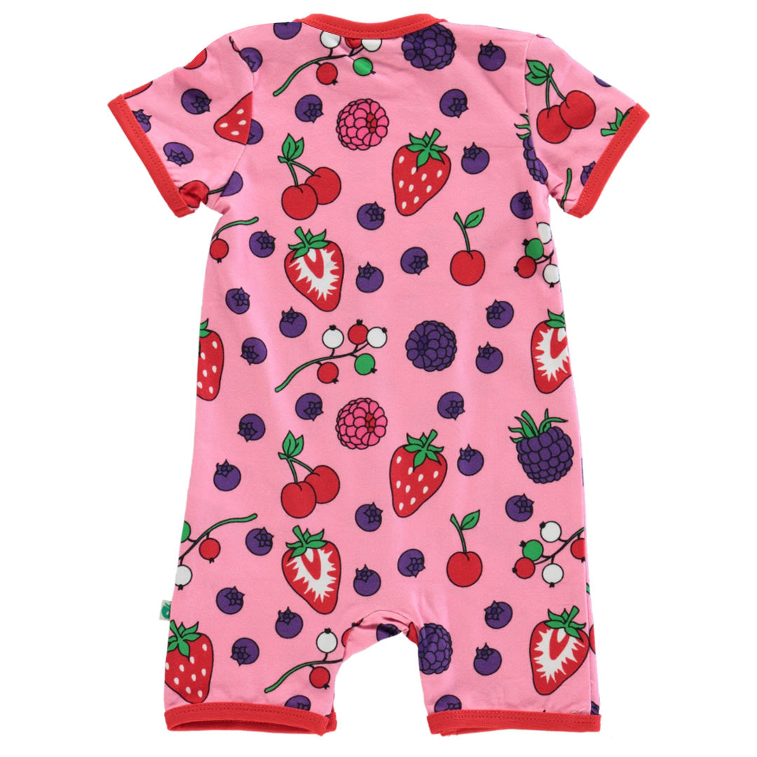 Kurzärmliger Strampler mit beeren
