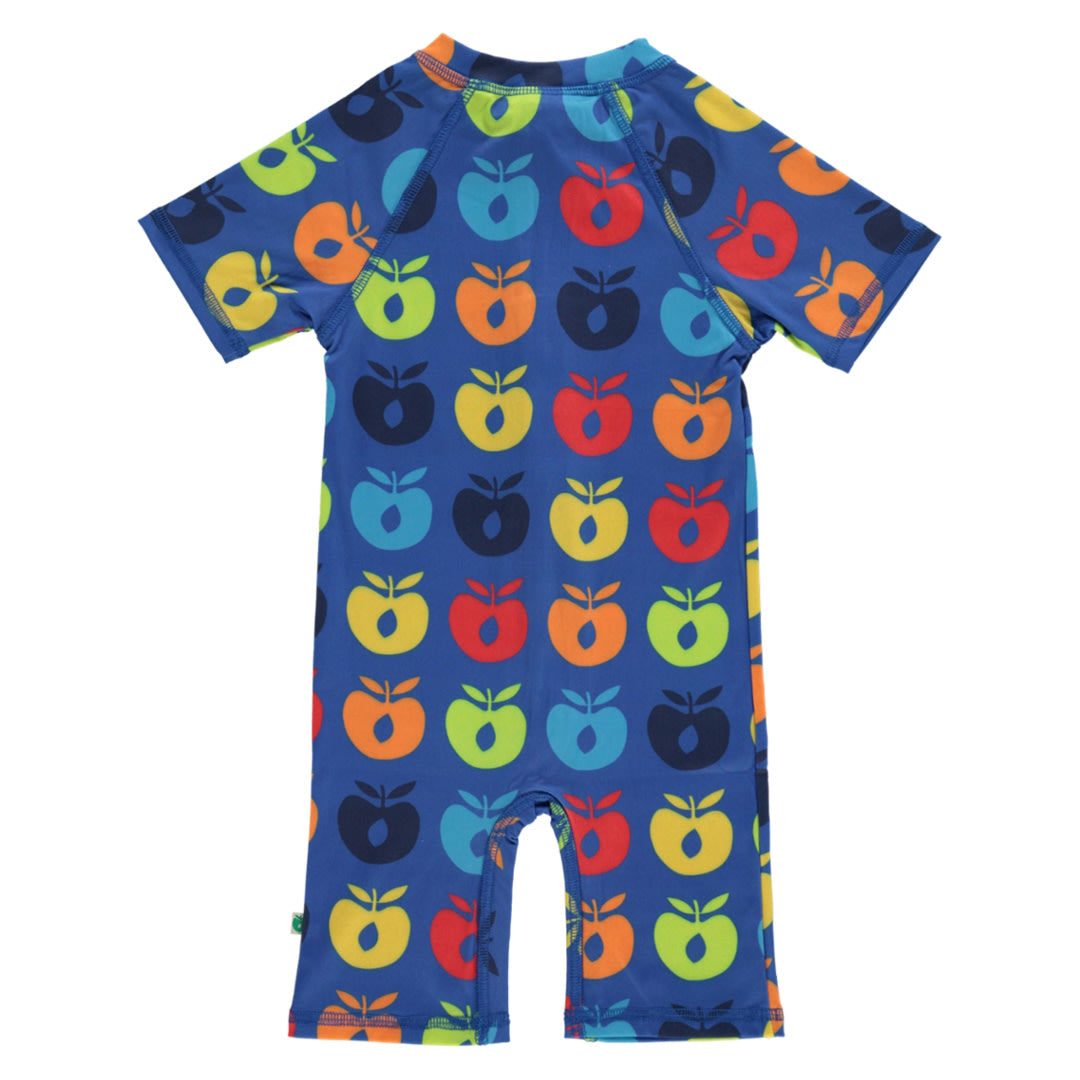 UV50 Badeanzug mit Retro-Äpfeln