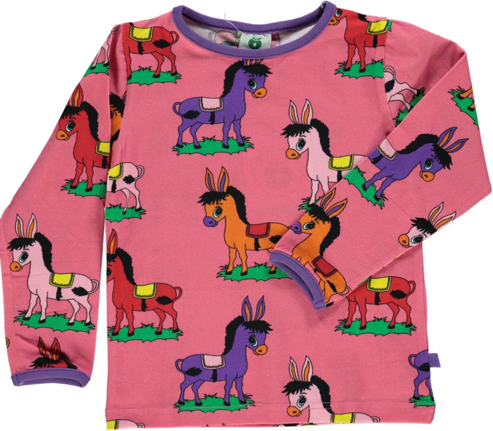 Langarmshirt mit Eseln