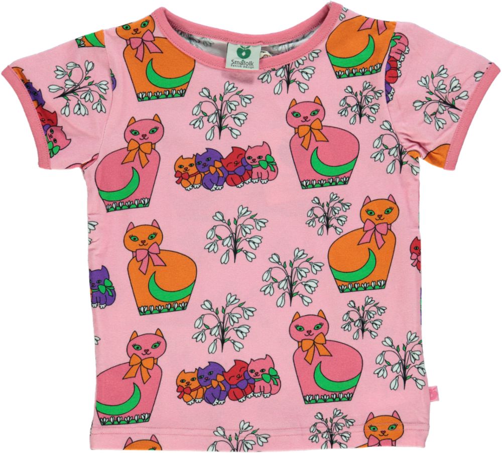 T-shirt SS. Cats-flowers